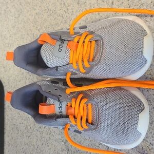 Adidas Gray and Orange Tennis Shoes for